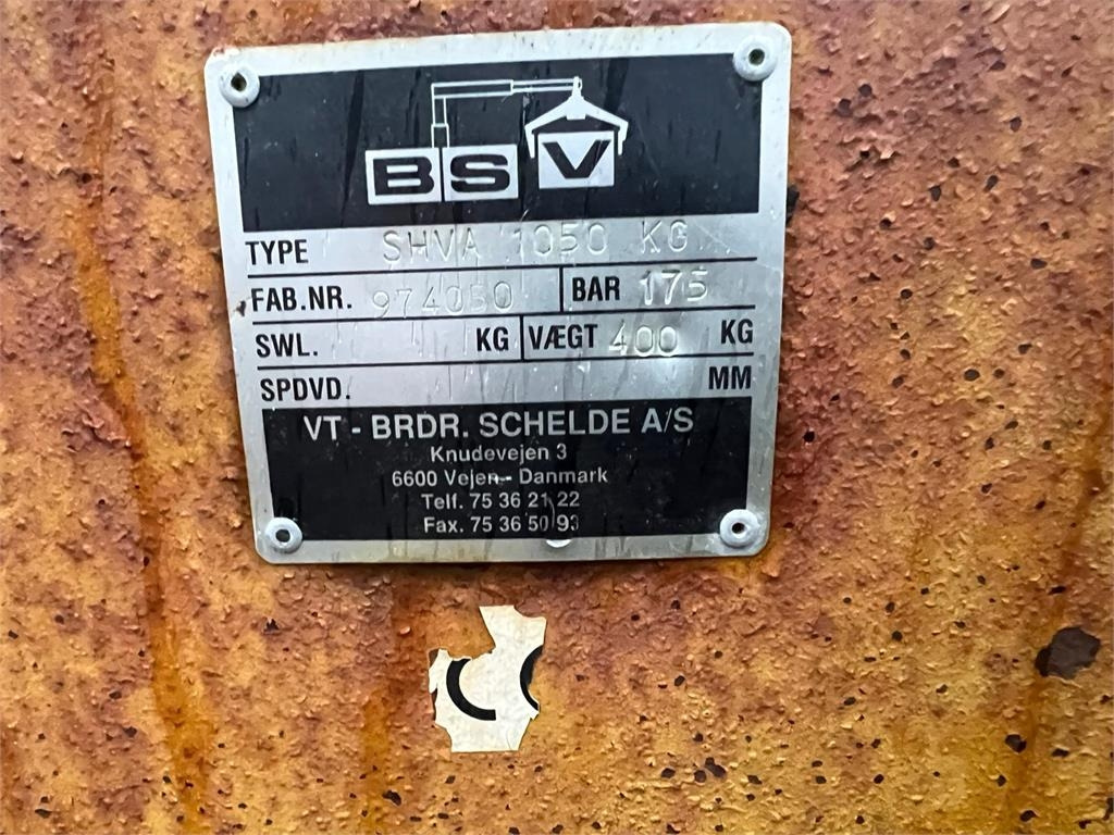 BSV SHVA 1000 ltr korn grab - مغراف الغراف الصدفي: صورة 3 BSV SHVA 1000 ltr korn grab - مغراف الغراف الصدفي: صورة 3