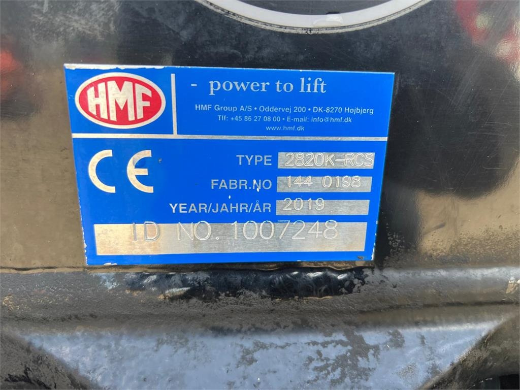 HMF 2820K5 RCS - ونش كرين - شاحنة: صورة 3 HMF 2820K5 RCS - ونش كرين - شاحنة: صورة 3