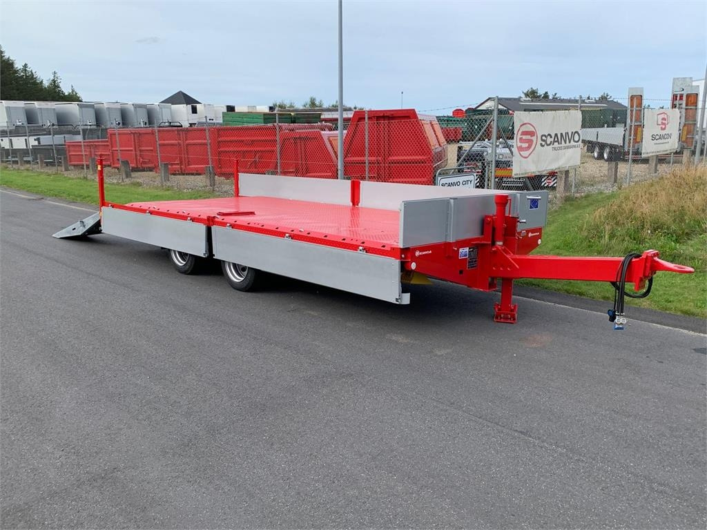Hangler TPS-H 140 2 akslet kærre med ramper - مقطورة بلودر منخفض: صورة 4 Hangler TPS-H 140 2 akslet kærre med ramper - مقطورة بلودر منخفض: صورة 4