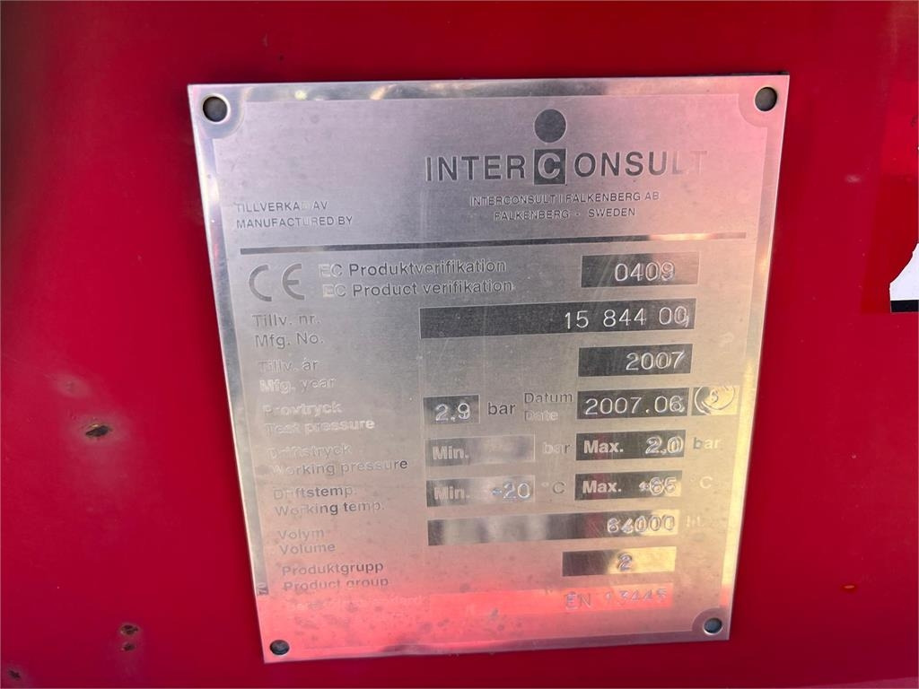نصف مقطورة صهريج Interconsult 64m3 STRT1-64CA med tip: صورة 20 نصف مقطورة صهريج Interconsult 64m3 STRT1-64CA med tip: صورة 20