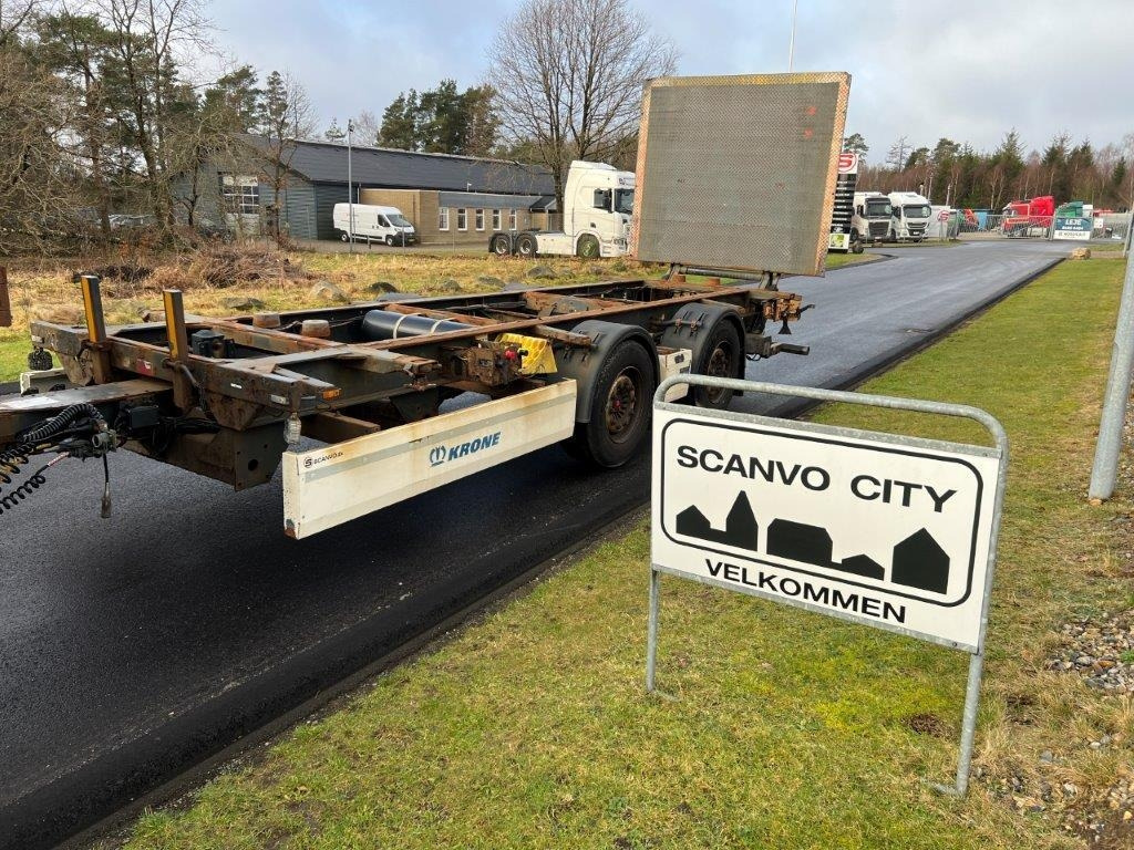 Krone ZZW 18 EL containerlåse - zepro lift  - ناقل حاوية/ مقطورة بحاوية: صورة 1 Krone ZZW 18 EL containerlåse - zepro lift  - ناقل حاوية/ مقطورة بحاوية: صورة 1