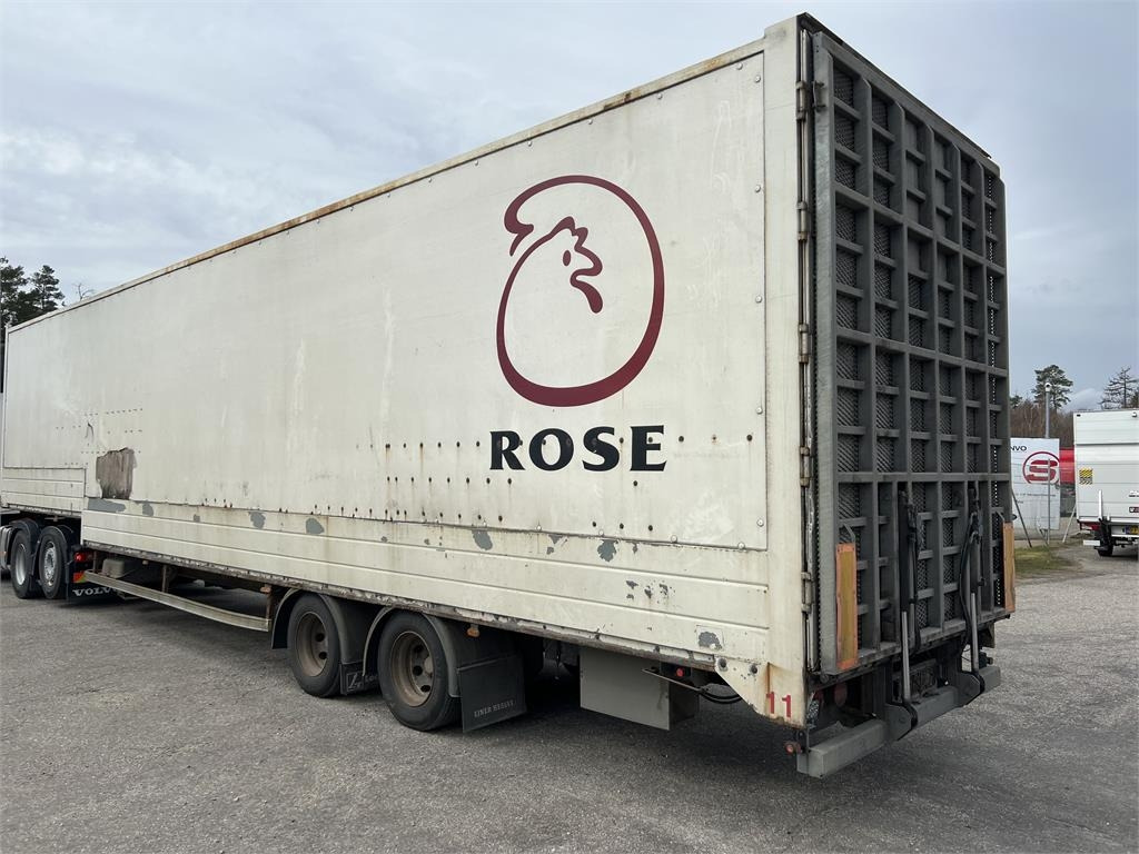 Leci 13,6 mtr. box læsserampe - نصف مقطورة بصندوق مغلق: صورة 1 Leci 13,6 mtr. box læsserampe - نصف مقطورة بصندوق مغلق: صورة 1