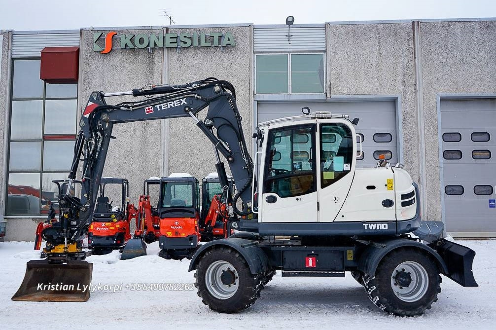 Terex TW110 PYÖRITTÄJÄLLÄ - حفار ذو عجلات: صورة 1 Terex TW110 PYÖRITTÄJÄLLÄ - حفار ذو عجلات: صورة 1