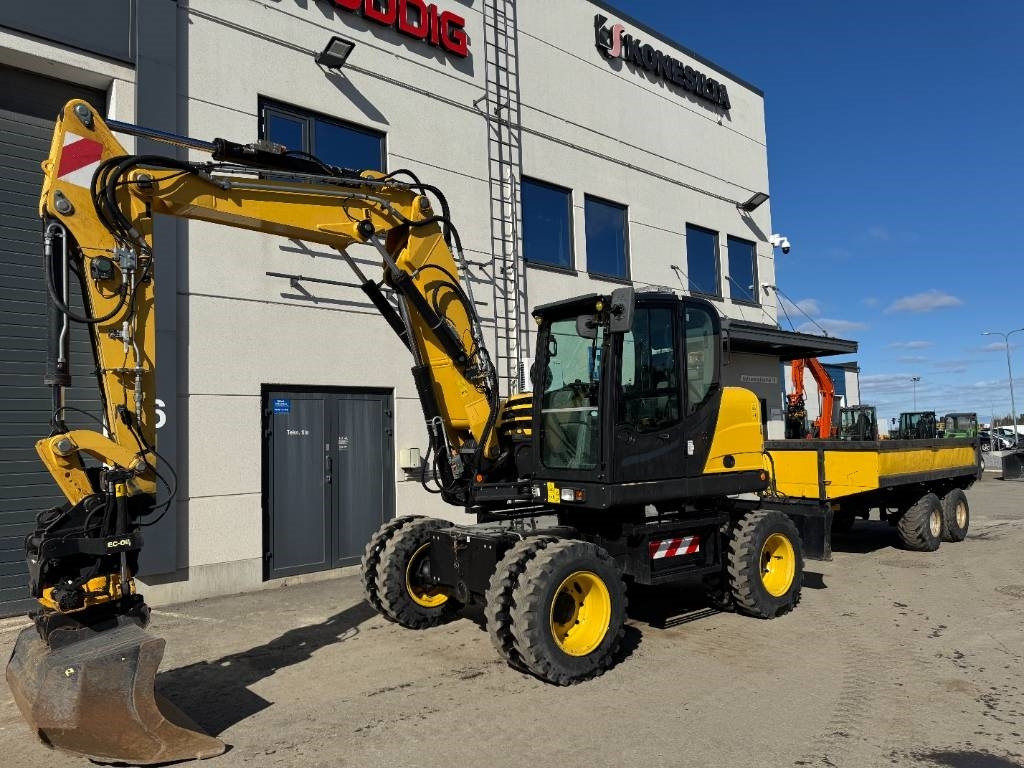 Yanmar B 110 W Hyvät varusteet / Siisti / Vähän ajettu  - حفار ذو عجلات: صورة 3 Yanmar B 110 W Hyvät varusteet / Siisti / Vähän ajettu  - حفار ذو عجلات: صورة 3