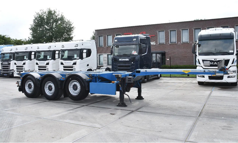 Broshuis MFCC - LIFT AXLE - SAF AXLES - DISC BRAKES - 2 x EXTENDABLE - EXCELLENT CONDITION - - ناقل حاوية/ نصف مقطورة بحاوية: صورة 1 Broshuis MFCC - LIFT AXLE - SAF AXLES - DISC BRAKES - 2 x EXTENDABLE - EXCELLENT CONDITION - - ناقل حاوية/ نصف مقطورة بحاوية: صورة 1
