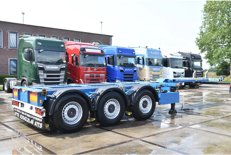 Broshuis MFCC - LIFT AXLE - SAF AXLES - DISC BRAKES - 2 x EXTENDABLE - EXCELLENT CONDITION - - ناقل حاوية/ نصف مقطورة بحاوية: صورة 2 Broshuis MFCC - LIFT AXLE - SAF AXLES - DISC BRAKES - 2 x EXTENDABLE - EXCELLENT CONDITION - - ناقل حاوية/ نصف مقطورة بحاوية: صورة 2
