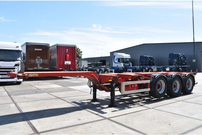 Nooteboom containerchassis - LIFT AXLE - DISC BRAKES - BPW AXLES - 2 x EXTENDABLE - - ناقل حاوية/ نصف مقطورة بحاوية: صورة 5 Nooteboom containerchassis - LIFT AXLE - DISC BRAKES - BPW AXLES - 2 x EXTENDABLE - - ناقل حاوية/ نصف مقطورة بحاوية: صورة 5