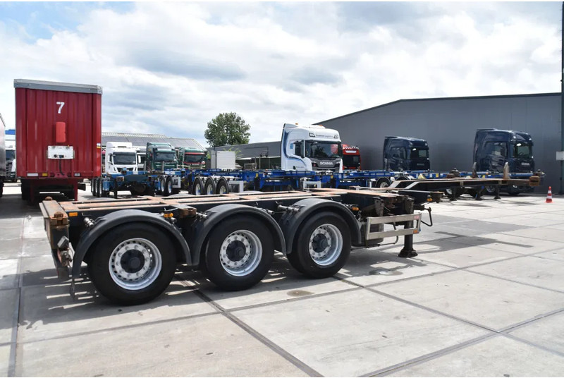 Pacton T3-010 - 2 x LIFT AXLE - BPW AXLES - DRUM BRAKES - 2 x EXTENDABLE - - ناقل حاوية/ نصف مقطورة بحاوية: صورة 4 Pacton T3-010 - 2 x LIFT AXLE - BPW AXLES - DRUM BRAKES - 2 x EXTENDABLE - - ناقل حاوية/ نصف مقطورة بحاوية: صورة 4