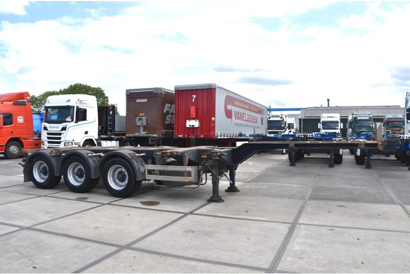 Pacton T3-010 - 2 x LIFT AXLE - BPW AXLES - DRUM BRAKES - 2 x EXTENDABLE - - ناقل حاوية/ نصف مقطورة بحاوية: صورة 5 Pacton T3-010 - 2 x LIFT AXLE - BPW AXLES - DRUM BRAKES - 2 x EXTENDABLE - - ناقل حاوية/ نصف مقطورة بحاوية: صورة 5