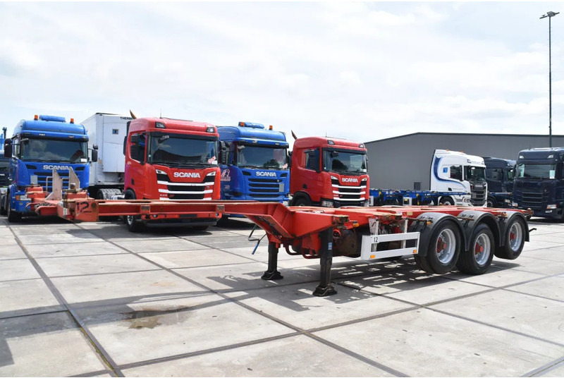 Pacton T3-010 - BPW AXLES - DRUM BRAKES - 2 LIFT AXLES - 2 x EXTENDABLE - - ناقل حاوية/ نصف مقطورة بحاوية: صورة 5 Pacton T3-010 - BPW AXLES - DRUM BRAKES - 2 LIFT AXLES - 2 x EXTENDABLE - - ناقل حاوية/ نصف مقطورة بحاوية: صورة 5