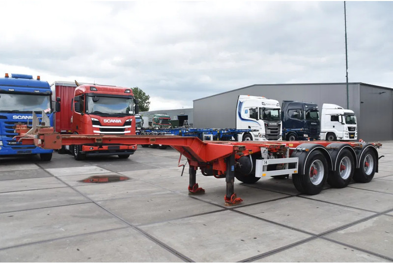 Pacton T3-010 - BPW AXLES - DRUM BRAKES - 2 LIFT AXLES - 2 x EXTENDABLE - - ناقل حاوية/ نصف مقطورة بحاوية: صورة 5 Pacton T3-010 - BPW AXLES - DRUM BRAKES - 2 LIFT AXLES - 2 x EXTENDABLE - - ناقل حاوية/ نصف مقطورة بحاوية: صورة 5
