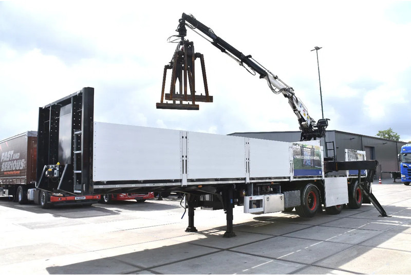 Pacton TPD.348 + KENNIS R 16 (3x) - LIFT AS - 2 x STUURAS - HYDRAULISCHE STEUNPOTEN - SAF ASSEN - SCHIJFREMMEN - NETTE STAAT - - نصف مقطورة مسطحة: صورة 4 Pacton TPD.348 + KENNIS R 16 (3x) - LIFT AS - 2 x STUURAS - HYDRAULISCHE STEUNPOTEN - SAF ASSEN - SCHIJFREMMEN - NETTE STAAT - - نصف مقطورة مسطحة: صورة 4