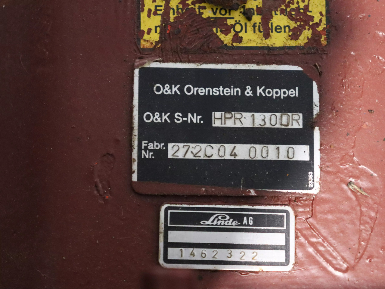 LINDE HPR 130D - مضخة هيدروليكية - آلات الإنشاء: صورة 5 LINDE HPR 130D - مضخة هيدروليكية - آلات الإنشاء: صورة 5