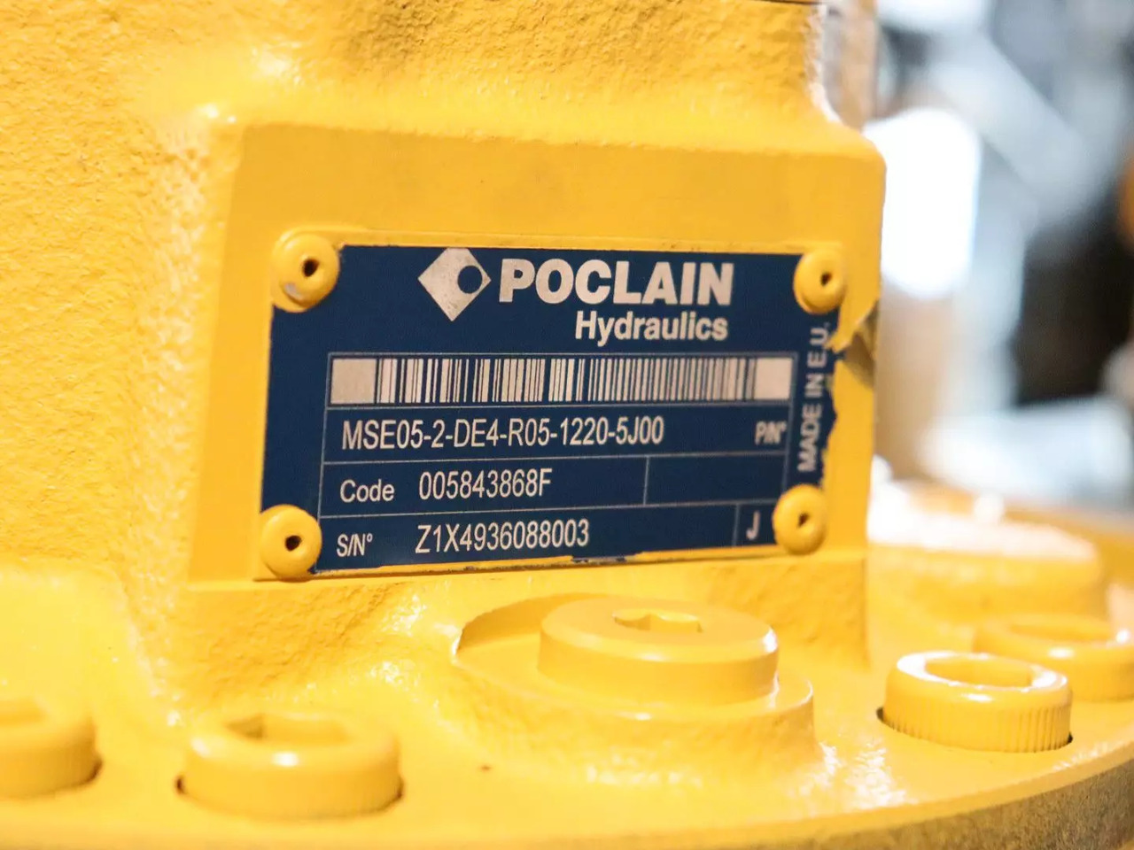 POCLAIN MSE05-2-DE4-R05-1220-5J00 - موتور هيدروليكي - آلات الإنشاء: صورة 4 POCLAIN MSE05-2-DE4-R05-1220-5J00 - موتور هيدروليكي - آلات الإنشاء: صورة 4