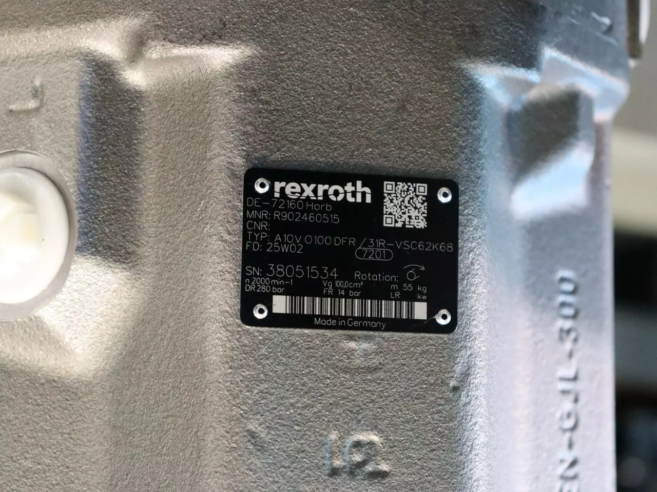 REXROTH A10VO100DFR/31R-VSC62K68 - مضخة هيدروليكية - آلات الإنشاء: صورة 4 REXROTH A10VO100DFR/31R-VSC62K68 - مضخة هيدروليكية - آلات الإنشاء: صورة 4