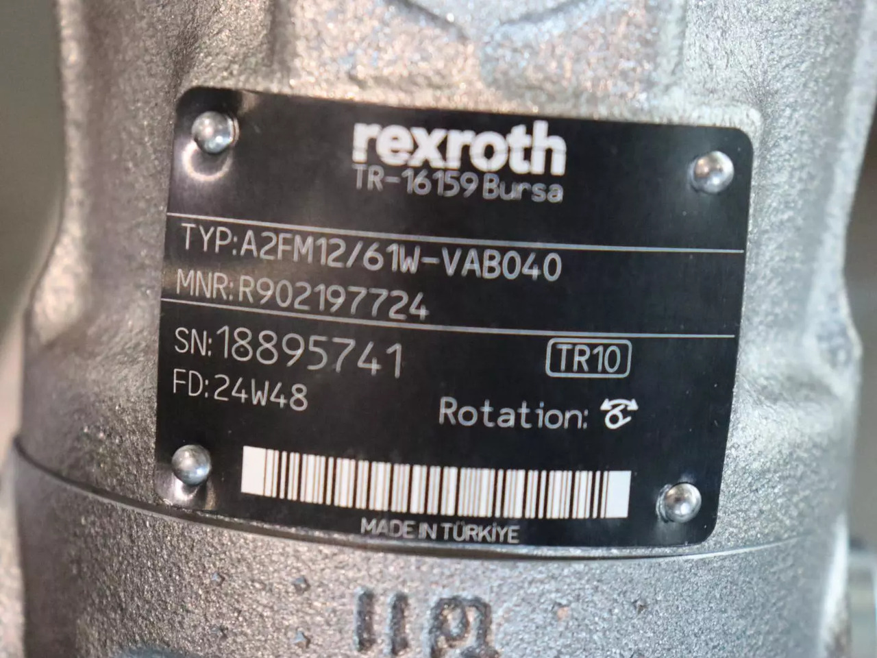 REXROTH A2FM12/61W-VAB040 - موتور هيدروليكي - معدات المناولة: صورة 4 REXROTH A2FM12/61W-VAB040 - موتور هيدروليكي - معدات المناولة: صورة 4