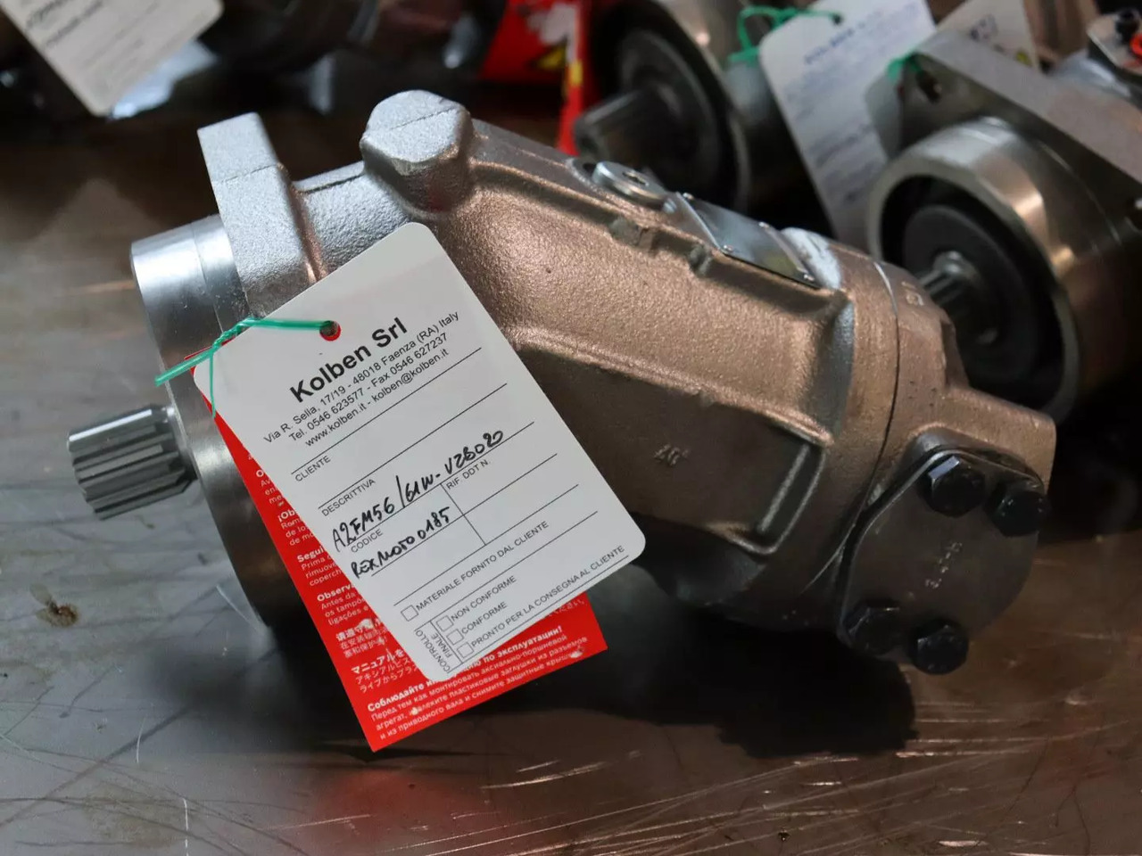 REXROTH A2FM56/61W-VZB020 - موتور هيدروليكي - آلات الإنشاء: صورة 1 REXROTH A2FM56/61W-VZB020 - موتور هيدروليكي - آلات الإنشاء: صورة 1