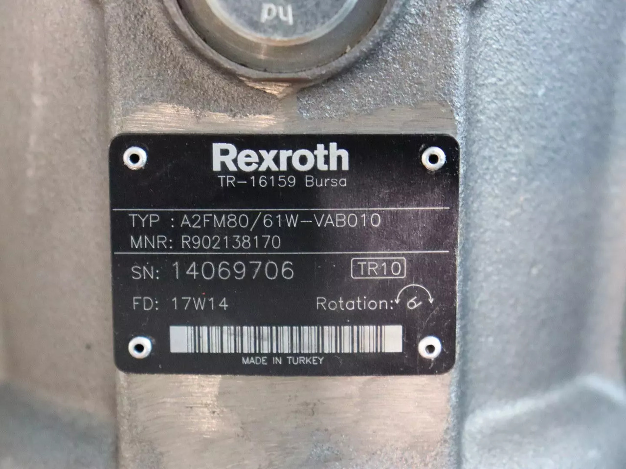 REXROTH A2FM80/61W-VAB010 - موتور هيدروليكي - آلات الإنشاء: صورة 3 REXROTH A2FM80/61W-VAB010 - موتور هيدروليكي - آلات الإنشاء: صورة 3