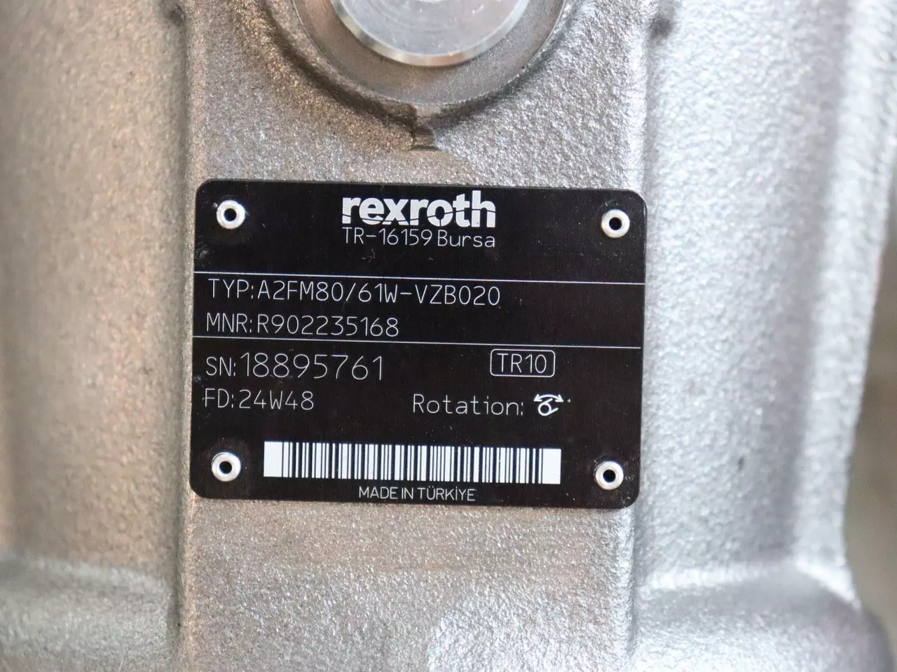 REXROTH A2FM80/61W-VZB020 - موتور هيدروليكي - آلات الإنشاء: صورة 4 REXROTH A2FM80/61W-VZB020 - موتور هيدروليكي - آلات الإنشاء: صورة 4