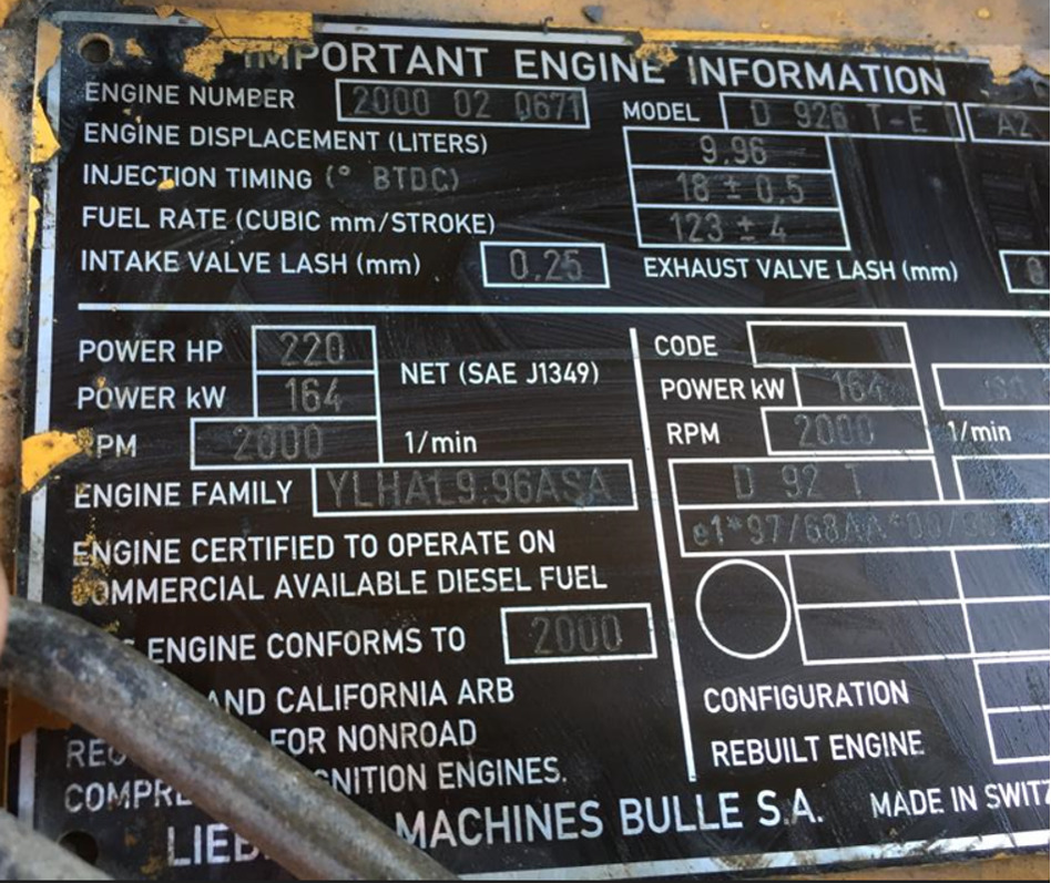 Liebherr R944HDSL - قطع الغيار - حفار زاحف: صورة 5 Liebherr R944HDSL - قطع الغيار - حفار زاحف: صورة 5