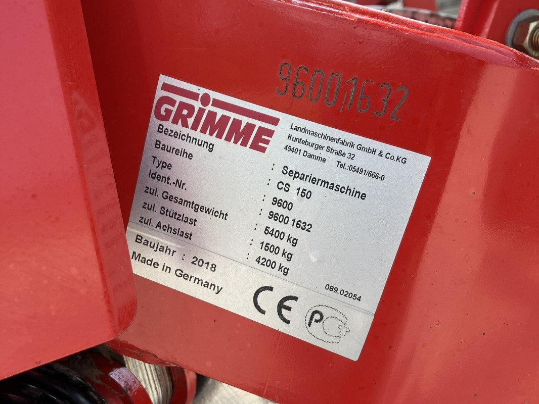 Grimme CS-170 RP XL - حصادة البطاطس: صورة 2 Grimme CS-170 RP XL - حصادة البطاطس: صورة 2