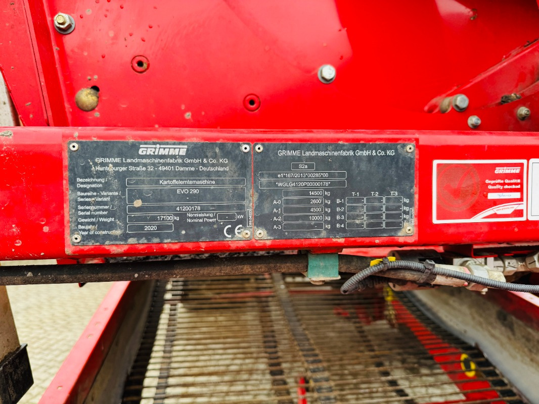 Grimme EVO 290 AirSep - حصادة البطاطس: صورة 2 Grimme EVO 290 AirSep - حصادة البطاطس: صورة 2