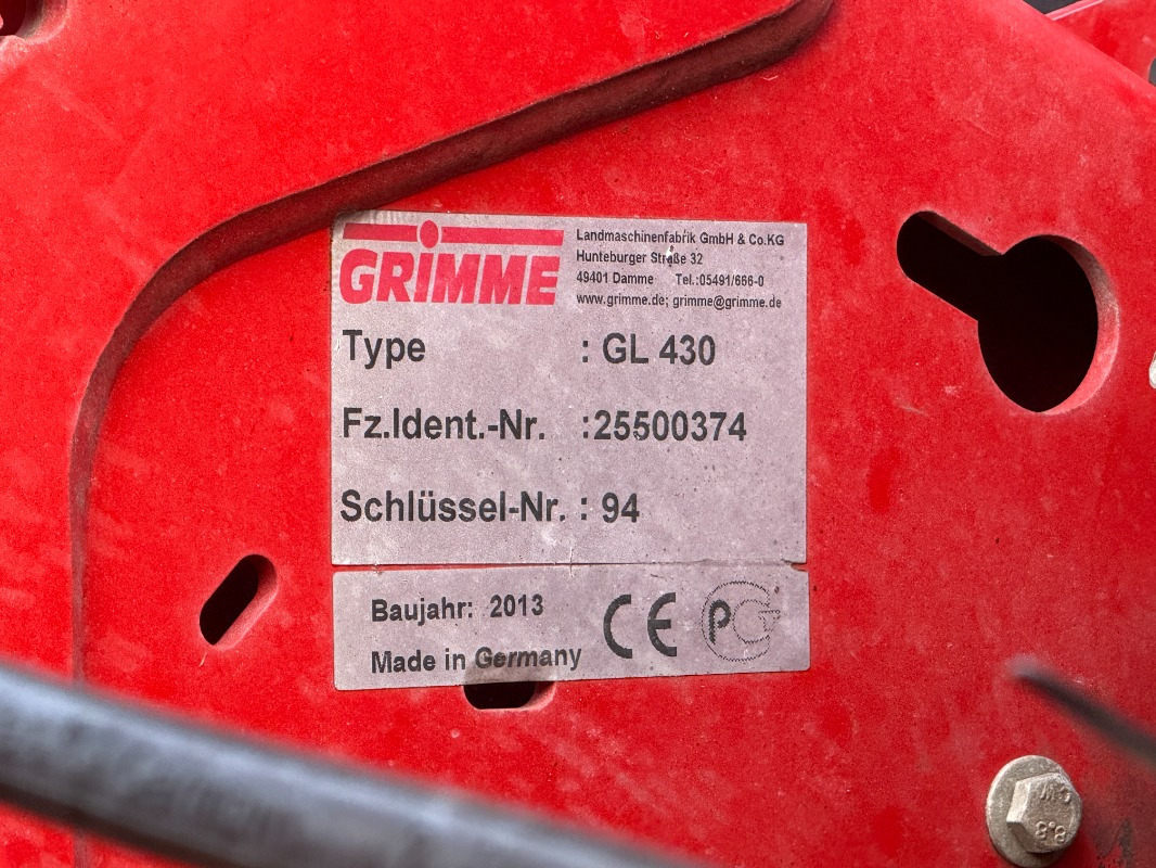Grimme GL 430 - آلات الحصاد: صورة 2 Grimme GL 430 - آلات الحصاد: صورة 2