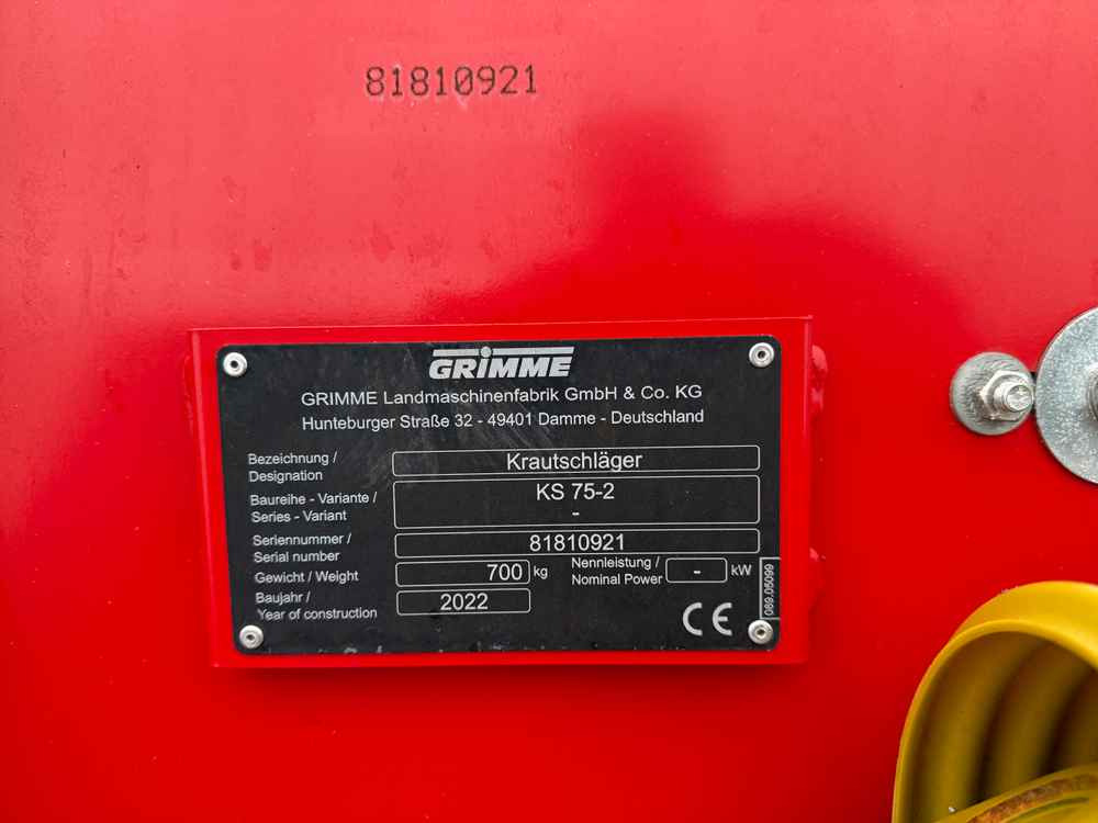 Grimme KS 75-2 - آلات الحصاد: صورة 2 Grimme KS 75-2 - آلات الحصاد: صورة 2