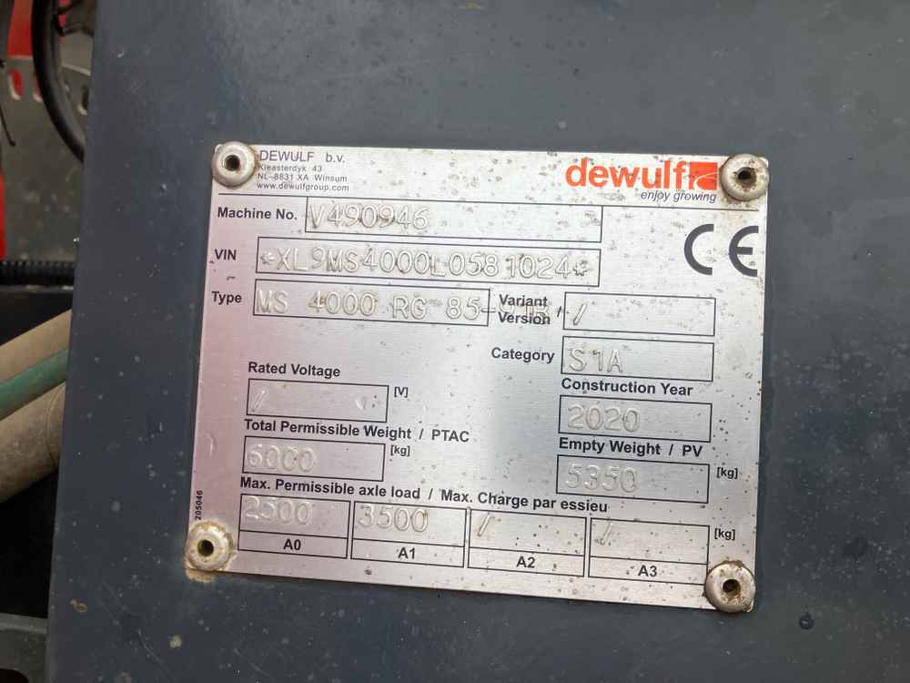 Dewulf Dewulf, MS4000, 4 Row, Trailed, Belt, Potato Planter - آلات الحصاد: صورة 2 Dewulf Dewulf, MS4000, 4 Row, Trailed, Belt, Potato Planter - آلات الحصاد: صورة 2