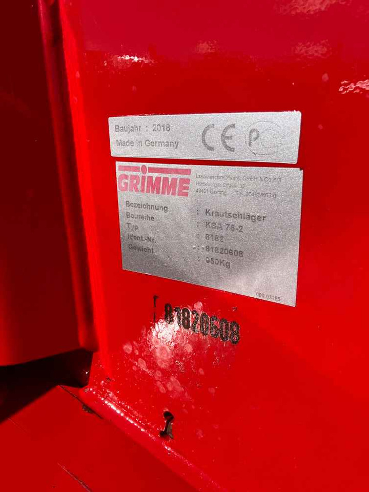 Grimme KSA 75-2 - آلات الحصاد: صورة 5 Grimme KSA 75-2 - آلات الحصاد: صورة 5