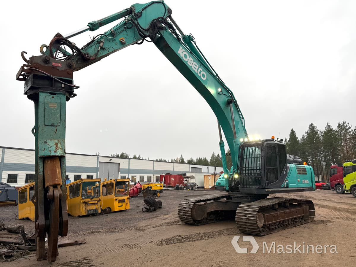 Grävmaskin Kobelco SK350LC-10 med stålsax - حفار زاحف: صورة 1 Grävmaskin Kobelco SK350LC-10 med stålsax - حفار زاحف: صورة 1