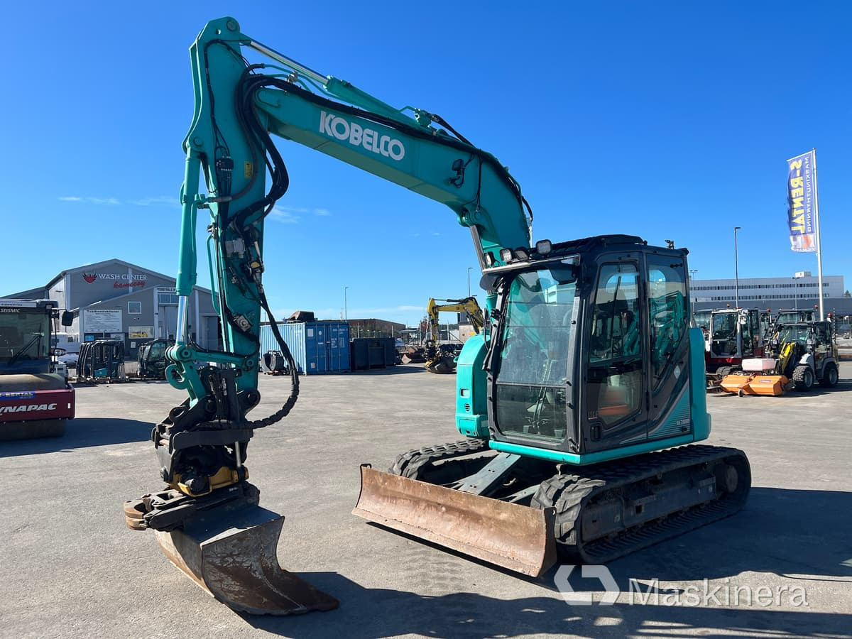 Grävmaskin Kobelco SK75SR-3E - حفار زاحف: صورة 1 Grävmaskin Kobelco SK75SR-3E - حفار زاحف: صورة 1