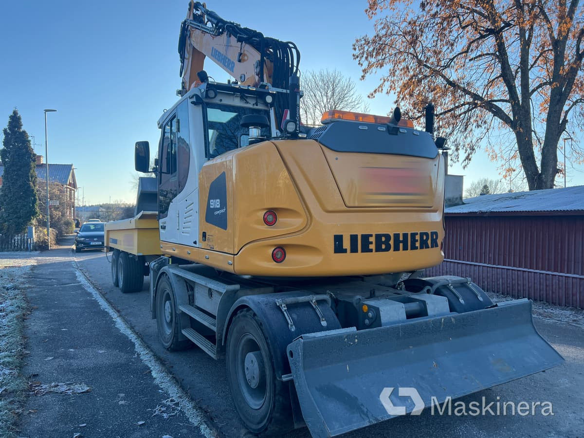 Hjulgrävare Liebherr 918 Compact Litronic med kärra - حفار زاحف: صورة 5 Hjulgrävare Liebherr 918 Compact Litronic med kärra - حفار زاحف: صورة 5