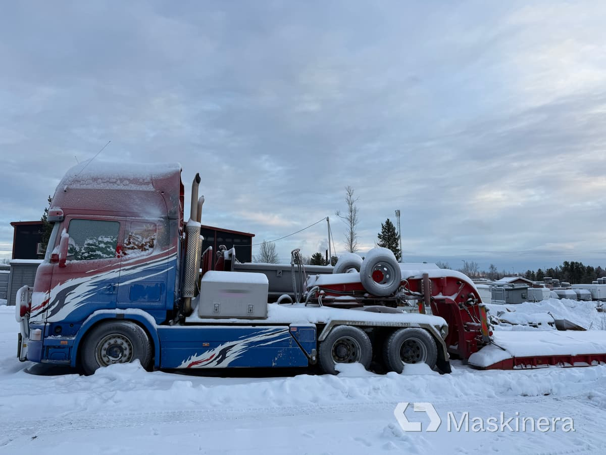 Maskintrailer Scania R144 6X4 & VM Trailer VM53-4-PNK - رأس تريلا, نصف مقطورة بلودر منخفض: صورة 4 Maskintrailer Scania R144 6X4 & VM Trailer VM53-4-PNK - رأس تريلا, نصف مقطورة بلودر منخفض: صورة 4