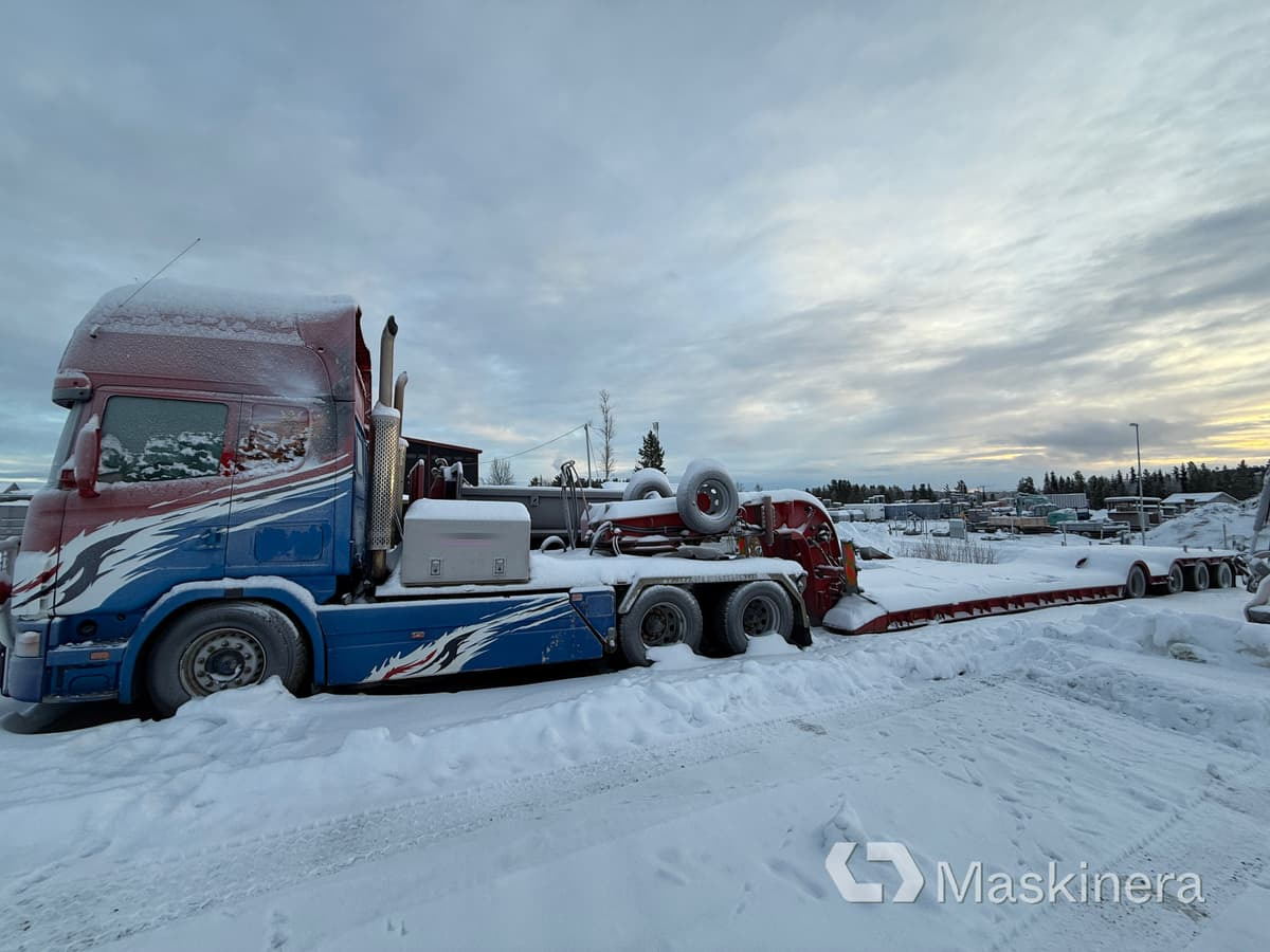 Maskintrailer Scania R144 6X4 & VM Trailer VM53-4-PNK - رأس تريلا, نصف مقطورة بلودر منخفض: صورة 5 Maskintrailer Scania R144 6X4 & VM Trailer VM53-4-PNK - رأس تريلا, نصف مقطورة بلودر منخفض: صورة 5