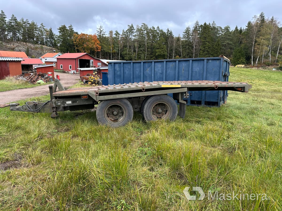 Maskintransport Vippkärra Kalmar TTPK 127/78 - مقطورة لنقل المعدات: صورة 3 Maskintransport Vippkärra Kalmar TTPK 127/78 - مقطورة لنقل المعدات: صورة 3