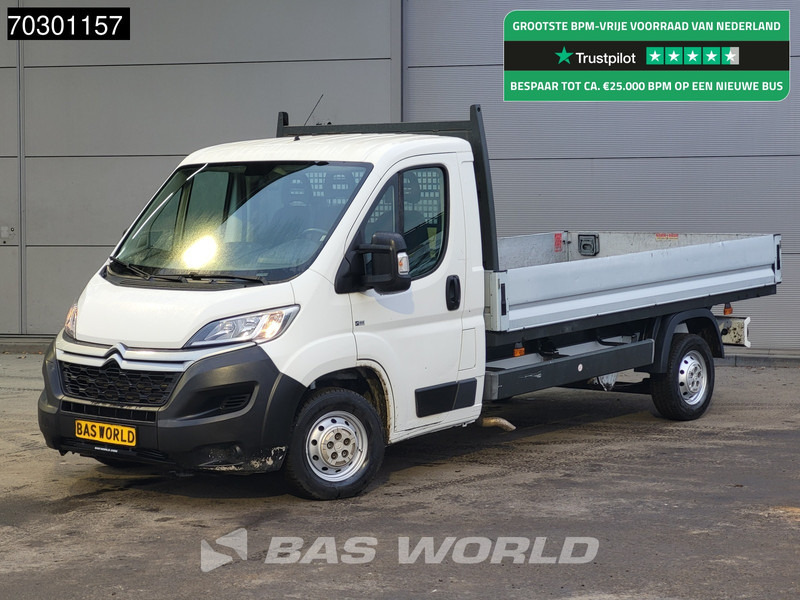 Citroën Jumper 130 PK Open Laadbak Navi Airco Cruise Euro6 Pritsche Pickup Airco Cruise control - شاحنة توصيل مفتوحة: صورة 1 Citroën Jumper 130 PK Open Laadbak Navi Airco Cruise Euro6 Pritsche Pickup Airco Cruise control - شاحنة توصيل مفتوحة: صورة 1