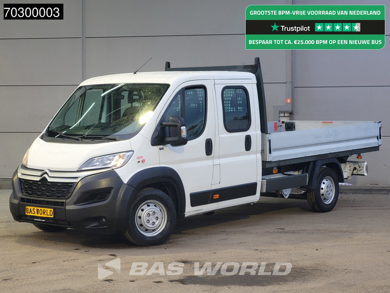 Citroën Jumper 130PK Open Laadbak Dubbel Cabine Euro6 Tipper Benne Kieper - شاحنة توصيل مفتوحة: صورة 1 Citroën Jumper 130PK Open Laadbak Dubbel Cabine Euro6 Tipper Benne Kieper - شاحنة توصيل مفتوحة: صورة 1