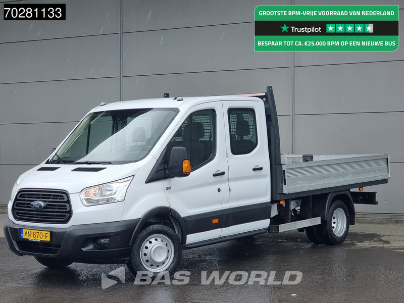 Ford Transit 155PK Open Laadbak Dubbel Cabine Dubbellucht 3,5t Trekhaak Airco Cruise Pritsche Pickup Open Box 2m3 Airco Dubbel cabine Trekhaa - شاحنة توصيل مفتوحة: صورة 1 Ford Transit 155PK Open Laadbak Dubbel Cabine Dubbellucht 3,5t Trekhaak Airco Cruise Pritsche Pickup Open Box 2m3 Airco Dubbel cabine Trekhaa - شاحنة توصيل مفتوحة: صورة 1
