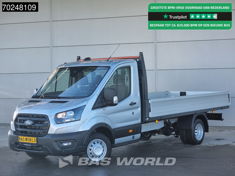 Ford Transit 165pk Open laadbak Dubbellucht Pritsche Trekhaak Airco Cruise Camera 3m3 Airco Trekhaak Cruise control - شاحنة توصيل مفتوحة: صورة 1 Ford Transit 165pk Open laadbak Dubbellucht Pritsche Trekhaak Airco Cruise Camera 3m3 Airco Trekhaak Cruise control - شاحنة توصيل مفتوحة: صورة 1