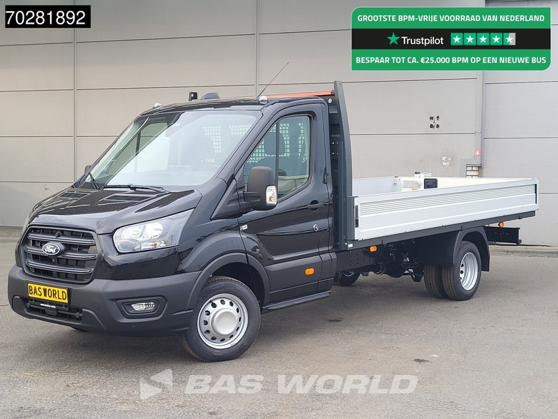 Ford Transit 170pk Open Laadbak Dubbellucht 3,5t Trekhaak Airco Cruise Camera SYNC4 scherm Euro6 Pritsche Pickup Open Box Airco Trekhaak Crui - شاحنة توصيل مفتوحة: صورة 1 Ford Transit 170pk Open Laadbak Dubbellucht 3,5t Trekhaak Airco Cruise Camera SYNC4 scherm Euro6 Pritsche Pickup Open Box Airco Trekhaak Crui - شاحنة توصيل مفتوحة: صورة 1