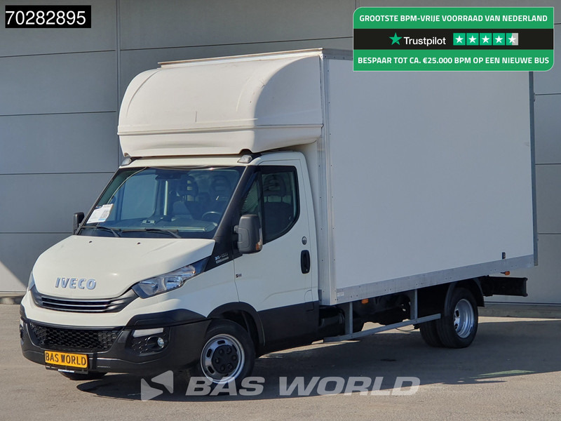 Iveco 35C16 Automaat Bakwagen Achterdeuren Airco Cruise Euro6 Meubelbak Koffer 20m3 Airco Cruise control - شاحنة بصندوق مغلق: صورة 1 Iveco 35C16 Automaat Bakwagen Achterdeuren Airco Cruise Euro6 Meubelbak Koffer 20m3 Airco Cruise control - شاحنة بصندوق مغلق: صورة 1