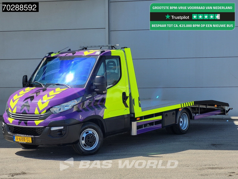 Iveco Daily 35C12 Autotransporter Automaat Luchtvering Dubbellucht 3,5t Trekhaak Cruise Lier Euro6 Cartransporter Oprijwagen Trekhaak Cruise - شاحنة توصيل مغلقة: صورة 1 Iveco Daily 35C12 Autotransporter Automaat Luchtvering Dubbellucht 3,5t Trekhaak Cruise Lier Euro6 Cartransporter Oprijwagen Trekhaak Cruise - شاحنة توصيل مغلقة: صورة 1