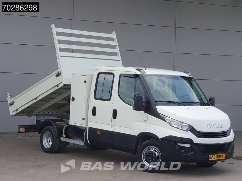 Iveco Daily 35C12 Open Laadbak met Kist Dubbel Cabine Dubbellucht 3,5t Trekhaak Airco Cruise Euro6 Pritsche Pickup Open Box 2m3 Airco Trekha - شاحنة توصيل مفتوحة: صورة 3 Iveco Daily 35C12 Open Laadbak met Kist Dubbel Cabine Dubbellucht 3,5t Trekhaak Airco Cruise Euro6 Pritsche Pickup Open Box 2m3 Airco Trekha - شاحنة توصيل مفتوحة: صورة 3