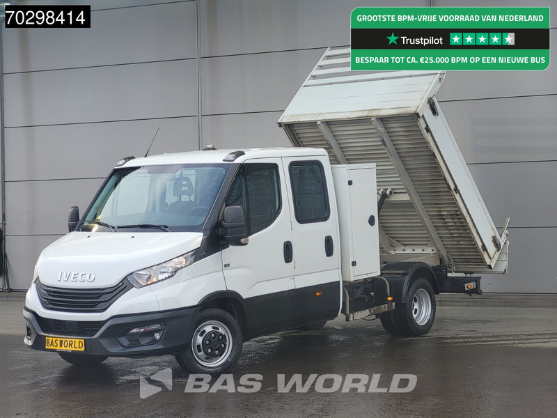 Iveco Daily 35C14 Kipper met Kist Dubbel Cabine 3,5t Trekhaak Dubbellucht Airco Cruise Euro6 Tipper Benne Kieper Airco Trekhaak Cruise contr - قلاب صغير: صورة 1 Iveco Daily 35C14 Kipper met Kist Dubbel Cabine 3,5t Trekhaak Dubbellucht Airco Cruise Euro6 Tipper Benne Kieper Airco Trekhaak Cruise contr - قلاب صغير: صورة 1