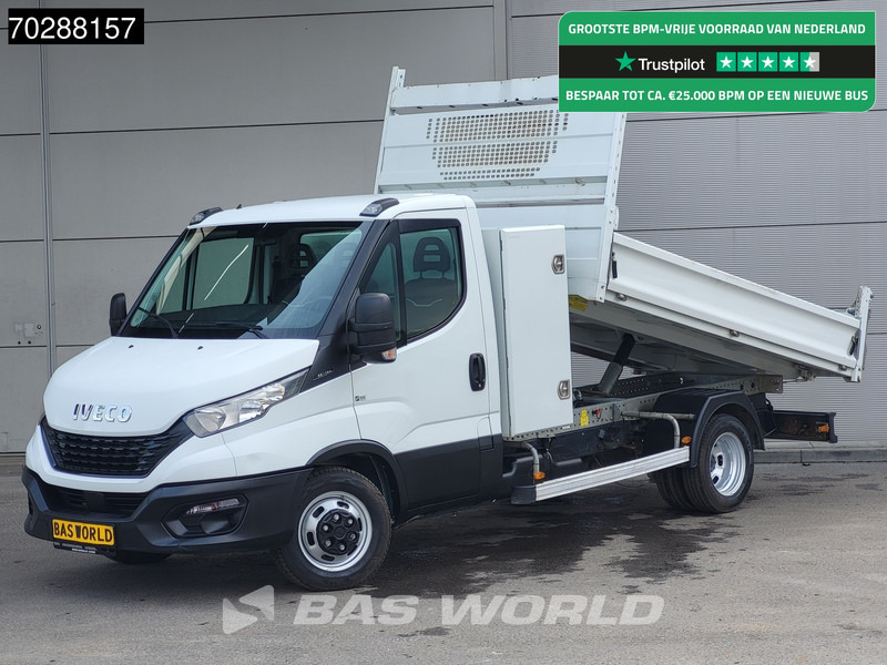Iveco Daily 35C14 Kipper met Kist Dubbellucht 3,5t Trekhaak Airco Cruise Euro6 Tipper Benne Kieper 2m3 Airco Trekhaak Cruise control - قلاب صغير: صورة 1 Iveco Daily 35C14 Kipper met Kist Dubbellucht 3,5t Trekhaak Airco Cruise Euro6 Tipper Benne Kieper 2m3 Airco Trekhaak Cruise control - قلاب صغير: صورة 1