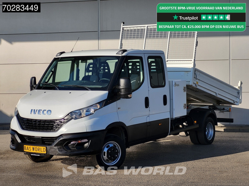 Iveco Daily 35C16 3.0L Kipper Dubbel Cabine met Kist 3,5t trekhaak Dubbellucht Airco Cruise Tipper Benne Kieper 2m3 Airco Trekhaak Cruise co - قلاب صغير: صورة 1 Iveco Daily 35C16 3.0L Kipper Dubbel Cabine met Kist 3,5t trekhaak Dubbellucht Airco Cruise Tipper Benne Kieper 2m3 Airco Trekhaak Cruise co - قلاب صغير: صورة 1