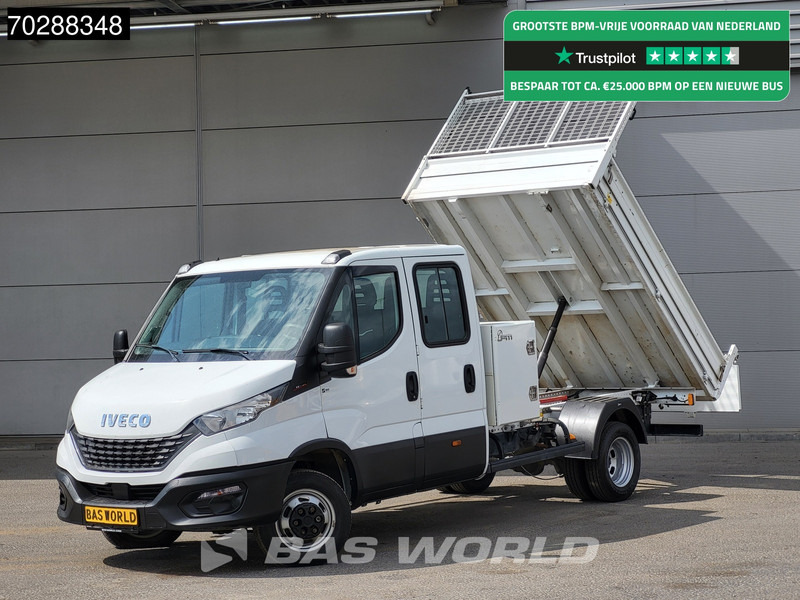 Iveco Daily 35C16 3.0L Open Laadbak met Kist Dubbel Cabine Dubbellucht 3,5t Trekhaak Airco Cruise Euro6 Pritsche Pickup Open Box Airco Trekh - شاحنة توصيل مفتوحة: صورة 1 Iveco Daily 35C16 3.0L Open Laadbak met Kist Dubbel Cabine Dubbellucht 3,5t Trekhaak Airco Cruise Euro6 Pritsche Pickup Open Box Airco Trekh - شاحنة توصيل مفتوحة: صورة 1