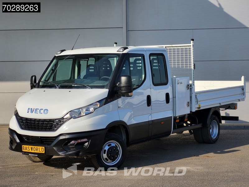Iveco Daily 35C16 3.0L Open Laadbak met Kist Dubbel Cabine Dubbellucht 3,5t Trekhaak Navi Airco Cruise Camera Euro6 Pritsche Pickup Open Box - شاحنة توصيل مفتوحة: صورة 3 Iveco Daily 35C16 3.0L Open Laadbak met Kist Dubbel Cabine Dubbellucht 3,5t Trekhaak Navi Airco Cruise Camera Euro6 Pritsche Pickup Open Box - شاحنة توصيل مفتوحة: صورة 3