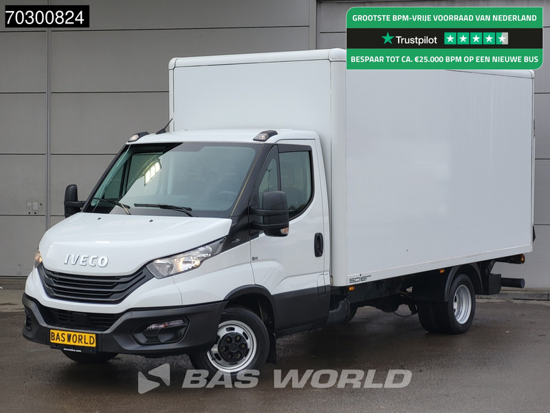 Iveco Daily 35C16 Laadklep Bakwagen Dubbellucht 160PK Airco Euro6 Meubelbak Koffer Airco - شاحنة بصندوق مغلق: صورة 1 Iveco Daily 35C16 Laadklep Bakwagen Dubbellucht 160PK Airco Euro6 Meubelbak Koffer Airco - شاحنة بصندوق مغلق: صورة 1
